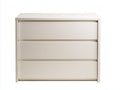 Cassettiera - MDF - 96x45x82 cm - Bianco crema - Contemporaneo essenziale