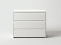 Cassettiera - MDF - 92x44x78 cm - Bianco - Minimalista moderno
